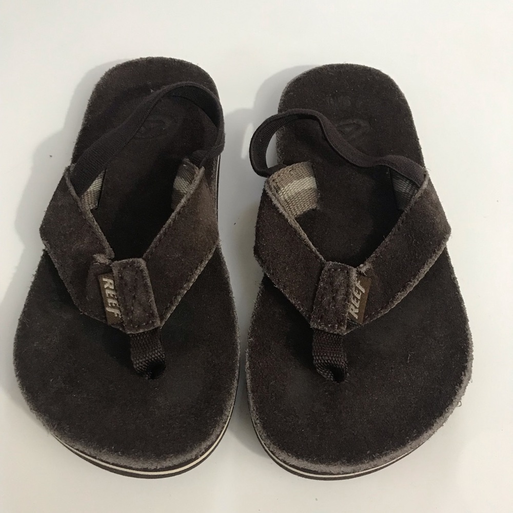 Reef brown suede sandals. Sz 9/10.
